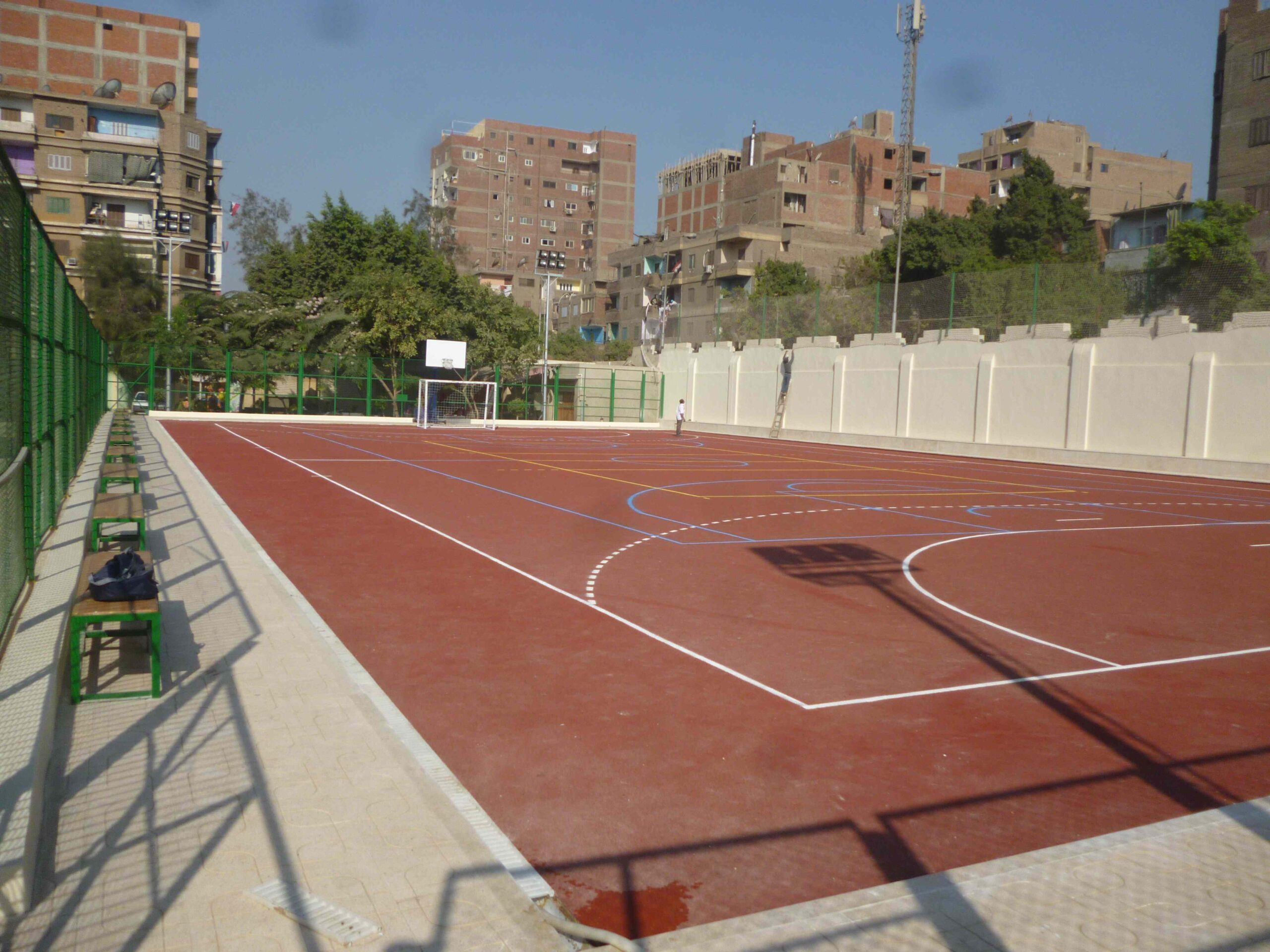 ملعب هندسة المطرية (2)